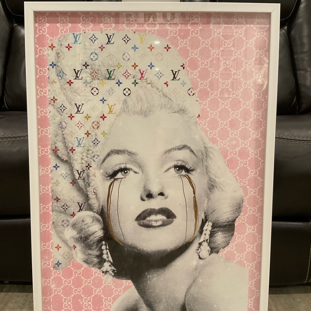 Louis Vuitton x Gucci Monochrome Wall Art